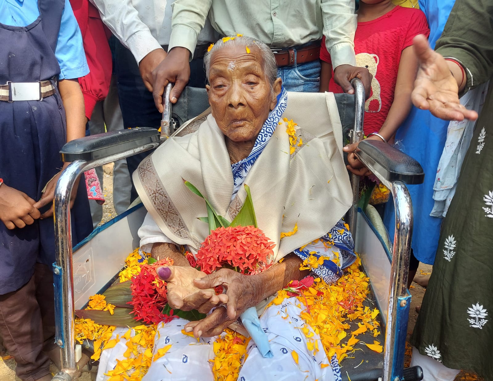 111 year old Phoolmati