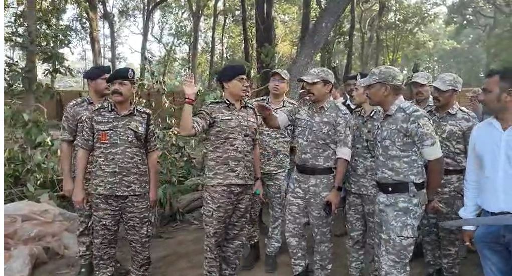 दक्षिण गडचिरोली के नक्सली गढ़ पेनुगूंडा में बना नया पुलिस थाना