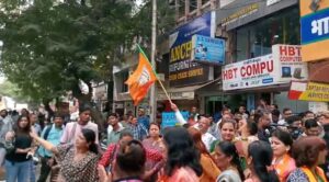 देवेंद्र फडणवीस के सीएम बनने की घोषणा के बाद नागपुर में जश्न