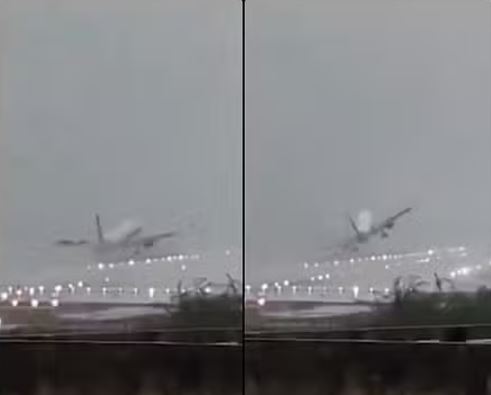 airport: Flight almost crashes at the airport