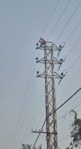 तेलंगाना: पोल पर चढ़ गया युवक.. सच जानकर चौंक गए!