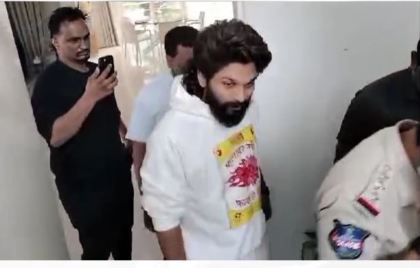 अल्लू अर्जुन गिरफ्तार