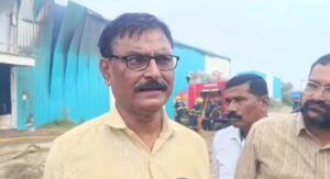 नांदेड़ की तेल कंपनी में आग