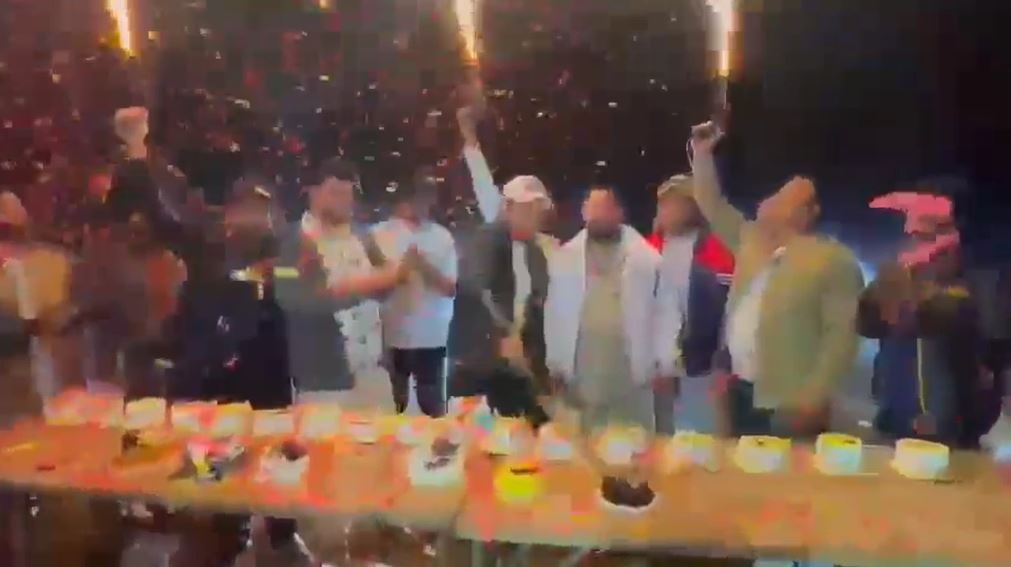 तलवार से केक काटना भारी पड़ा, मामला दर्ज, चार हिरासत में 2024